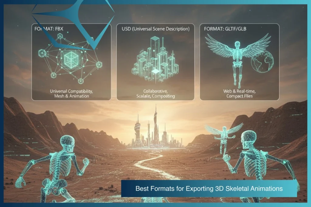Best Formats for Exporting 3D Skeletal Animations By TVS Cube