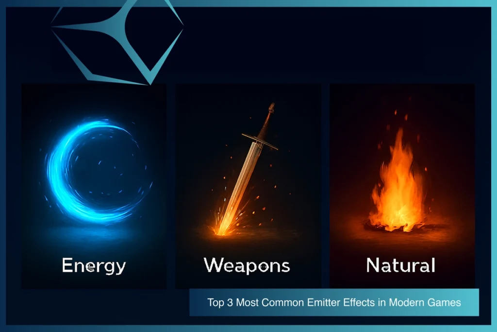 Top 3 Most Common Emitter Effects in Modern Games By TVS Cube