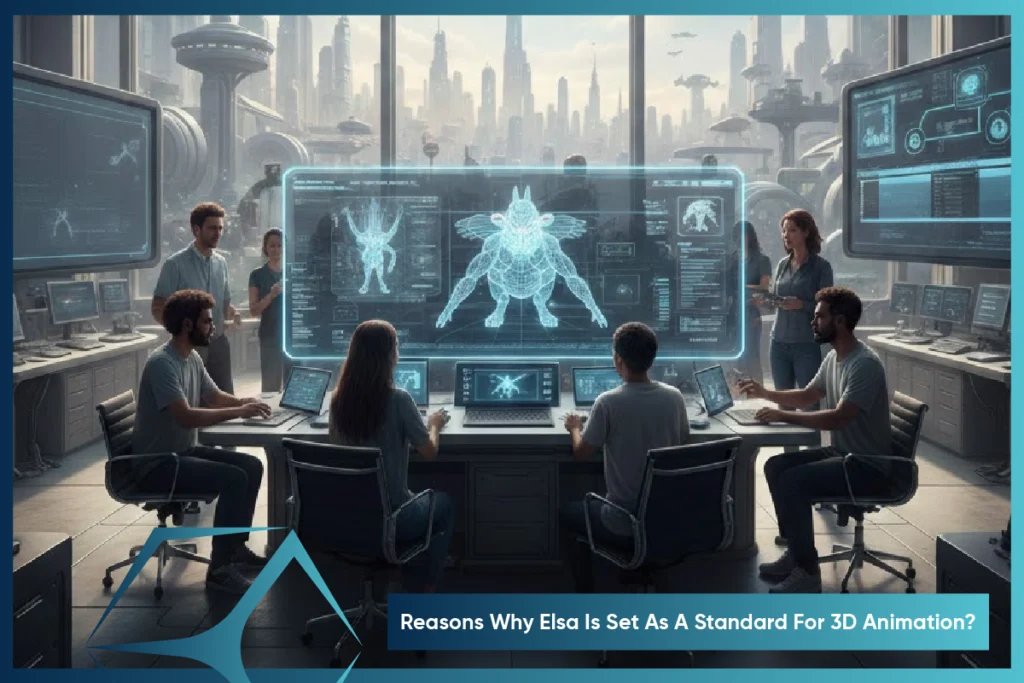 Reasons why Elsa is set as a standard for 3D animation, modern cartoon characters, and animation trends in 2026 By TVS Cube