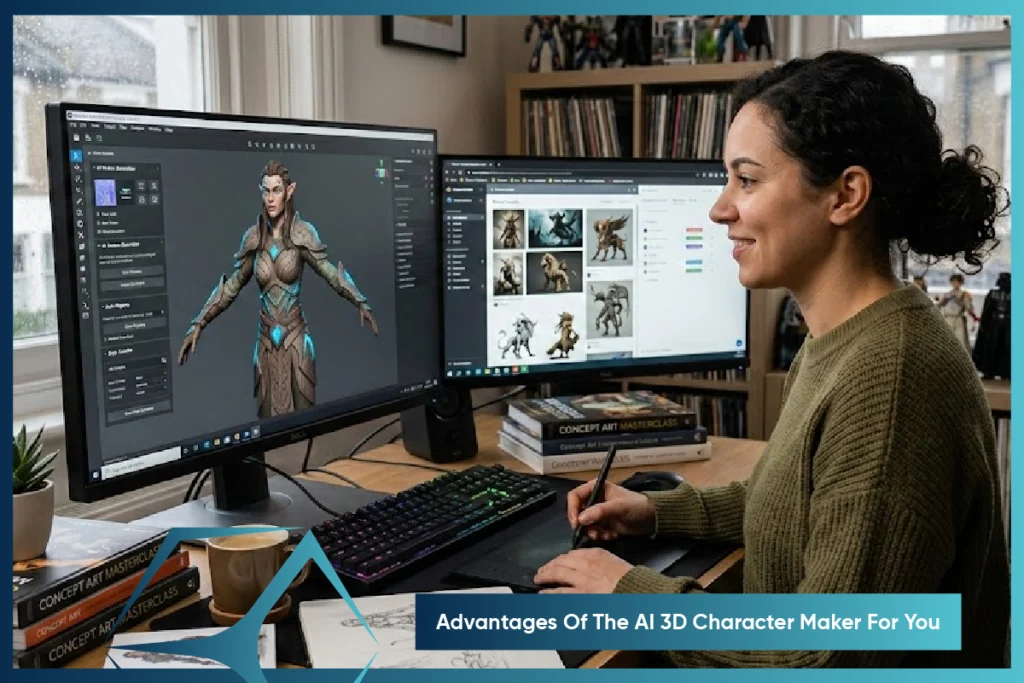 Advantages of AI 3D character maker for fast and professional character creation By TVS Cube