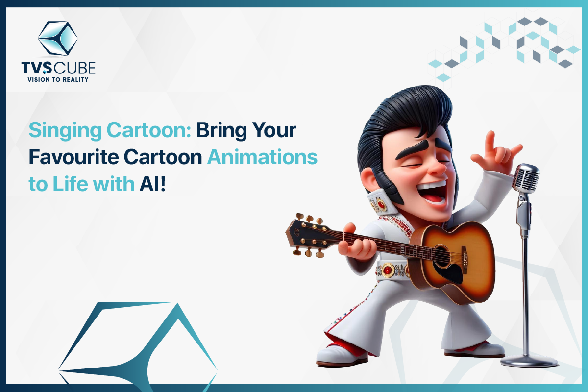 AI singing cartoon animation turning favorite cartoon characters into music videos By TVS Cube