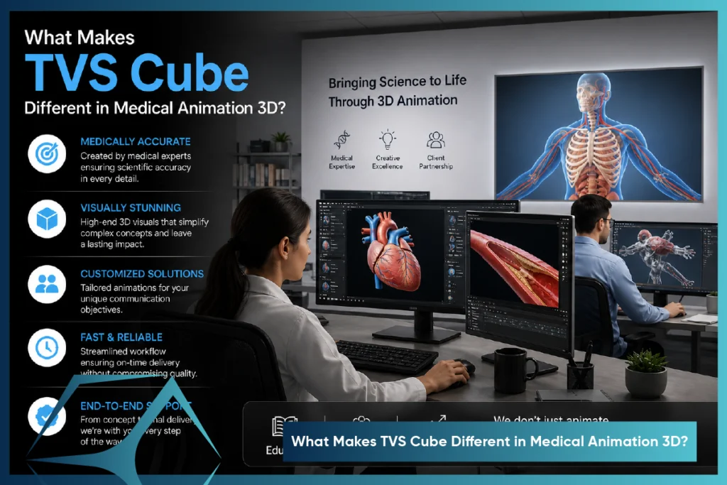 TVS Cube Different in Medical Animation 3D By TVS Cube