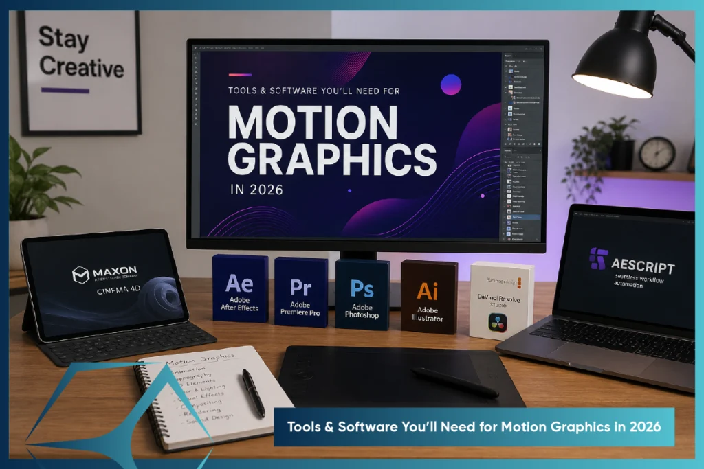 Tools & Software You’ll Need for Motion Graphics in 2026 By TVS Cube