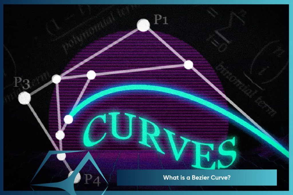 Bezier curve in 2D and 3D animation design by TVS Cube